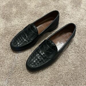 Allen Edmonds Ivanhoe Black Leather Loafers Men’s Size 13 D Black 82776